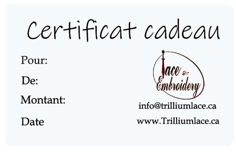 Carte-Cadeau – Montant Personnalisé